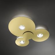 Studio Italia Design Bugia Triple gold 161016 потолочный светильник