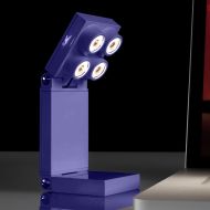 Leucos F6A011006D синяя лампа настольная