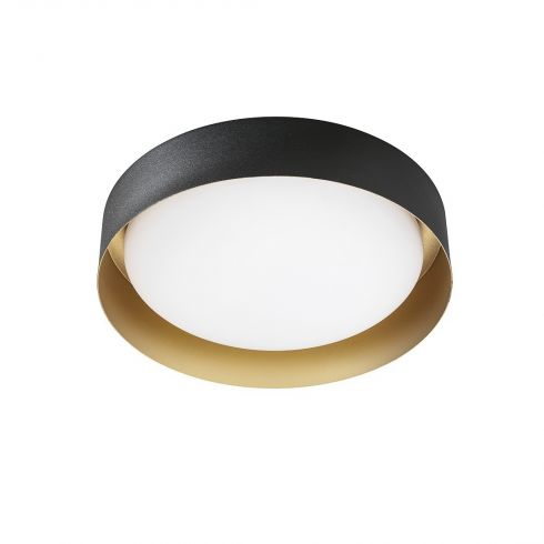 Linea Light 8295 черный/золото светильник настенно-потолочный